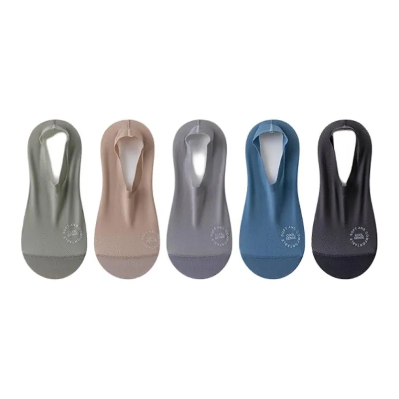 LUYOUYE No Show Socks Men's 5 Pack-0