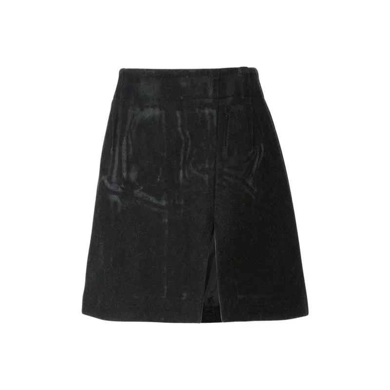 Onitsuka Tiger PRINTED WS SKIRT Casual Short Skirts Women's Dark Gray-0