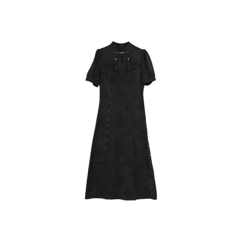 SETIROM Cheongsam Women's Black-0