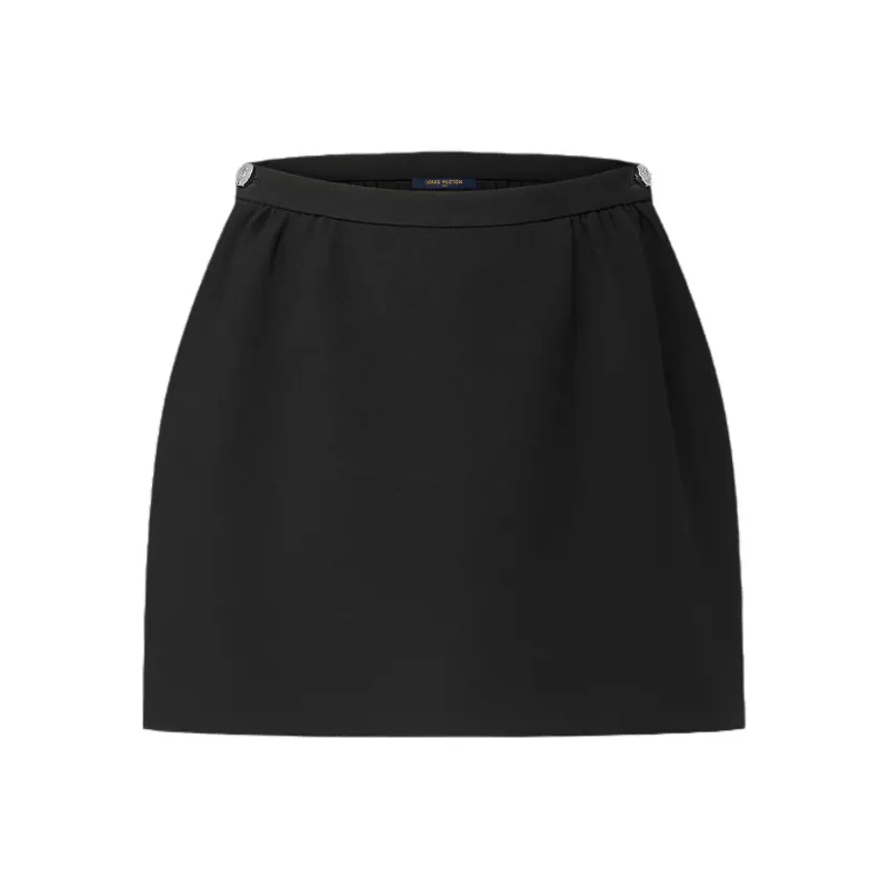 LOUIS VUITTON Double Zipper Mini Skirt-0