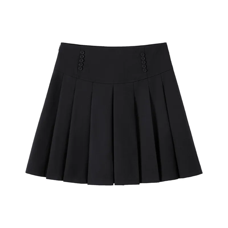 TOUCH Casual Short Skirts Women's Black-0
