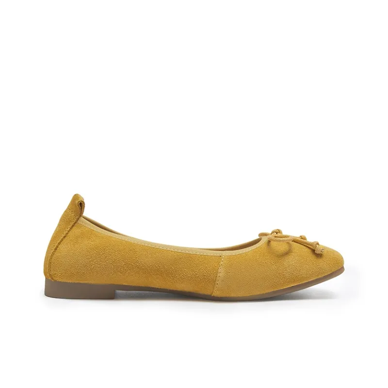 CAMEL Small Leather Shoes, Lightweight Breathable Commute Versatile Trendy Casual Women's Shoes Women's-1
