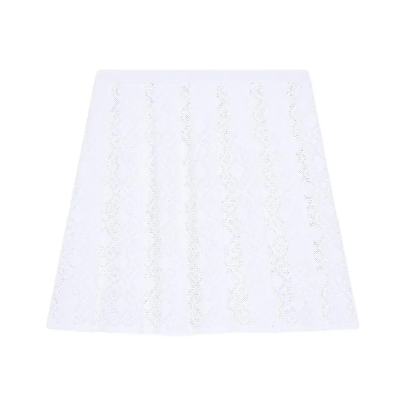 Givenchy Monogram 72 Jacquard Pleated Mini Skirt-0