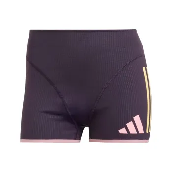 Adidas ADIZERO RUNNING BOOTY SHORTS Sports Shorts Women's Black Purple Yellow