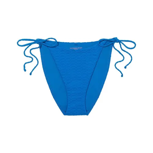 Victoria's Secret Mix & Match Side-Tie Cheeky Bikini Bottom / SB Swimming Shorts Women's Stunning Blue