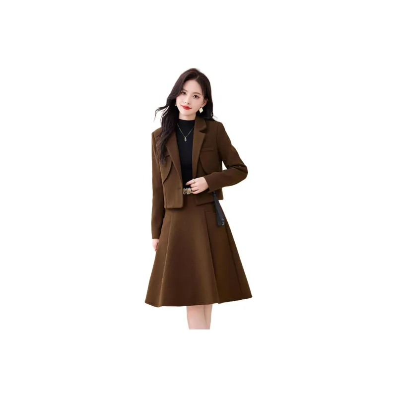 Yi Mengyuan Two Piece Skirt Sets Women's-4