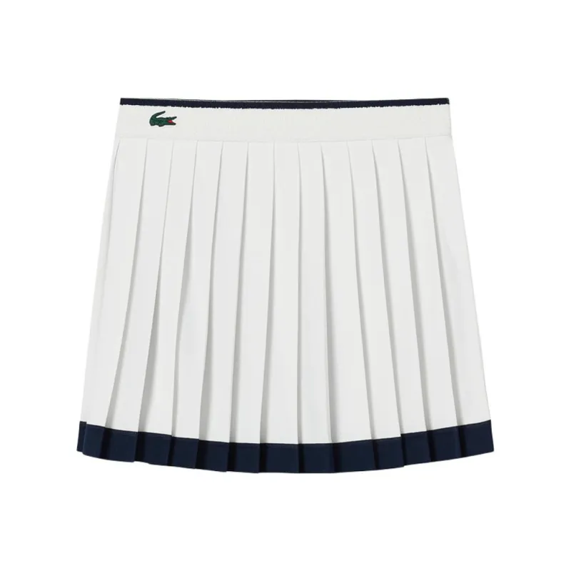 LACOSTE Logo patch Pleated Skirt-0