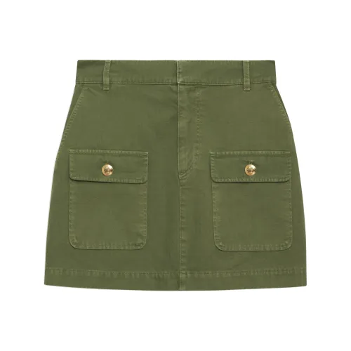 Anine Bing Aliza Cotton Miniskirt