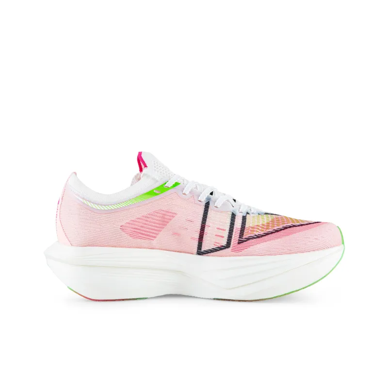 PEAK UP30 4.0 Running Shoes Unisex Low Top Neon Pink Red White-1