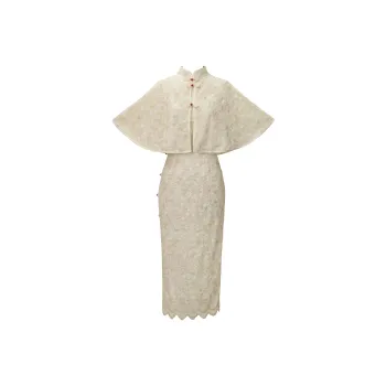 Clothes cut by time Cheongsams Women's Champagne
