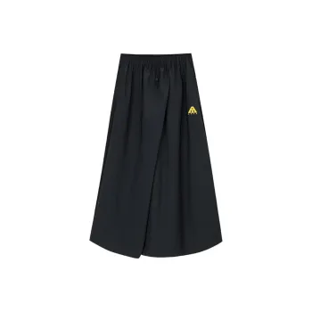 Anta Variety Training Collection Casual Long Skirt Women's Basic Black