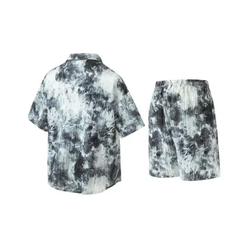 HOKLV Shirt Matching Sets Men