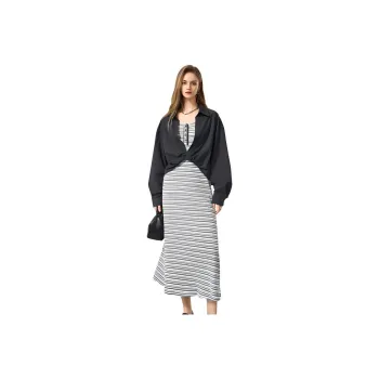 Bethine Skirt Set Women's Stripes