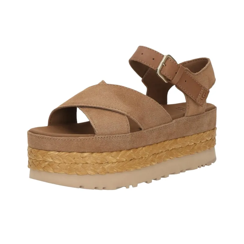 UGG Aubrey One Strap Sandals Women's Brown-1