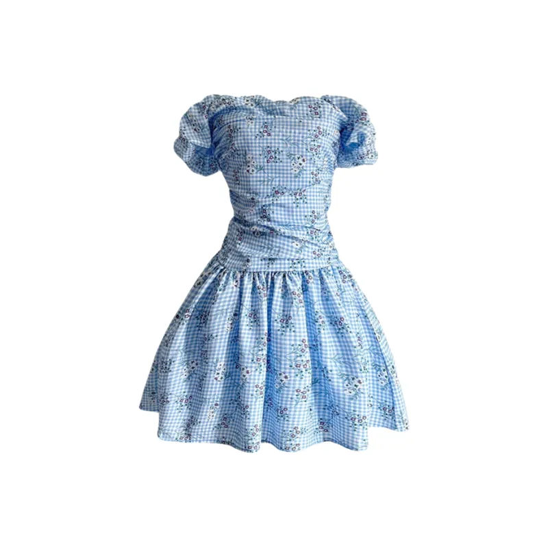 Udon House Short Sleeved Dress Women's-0