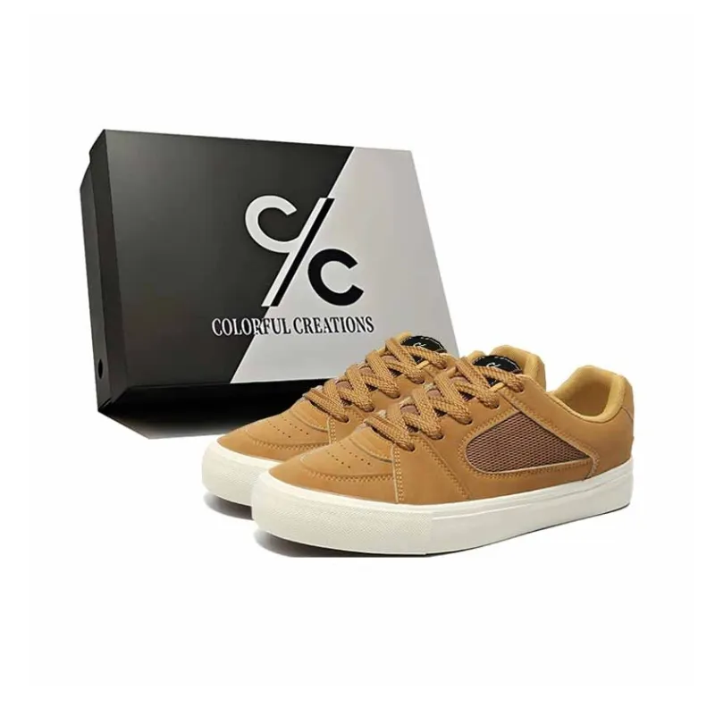 Colorful Creations Slip Resistant Cushioning Abrasion Resistant Breathable Low Top Skateboard Shoes Men's-12