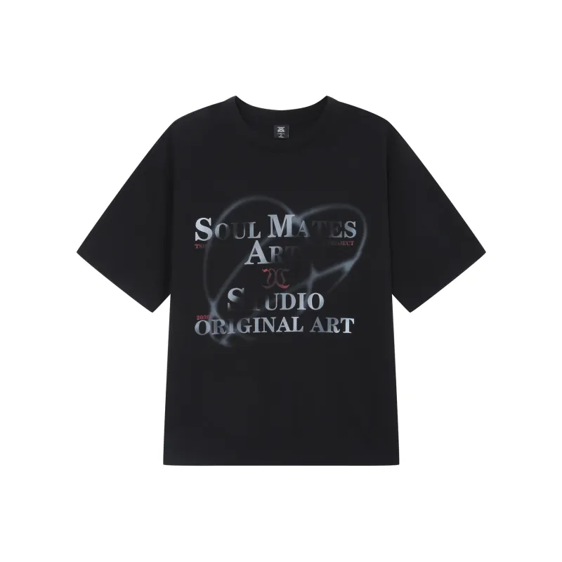 Cabbeen T Shirts Men Coal Black-0