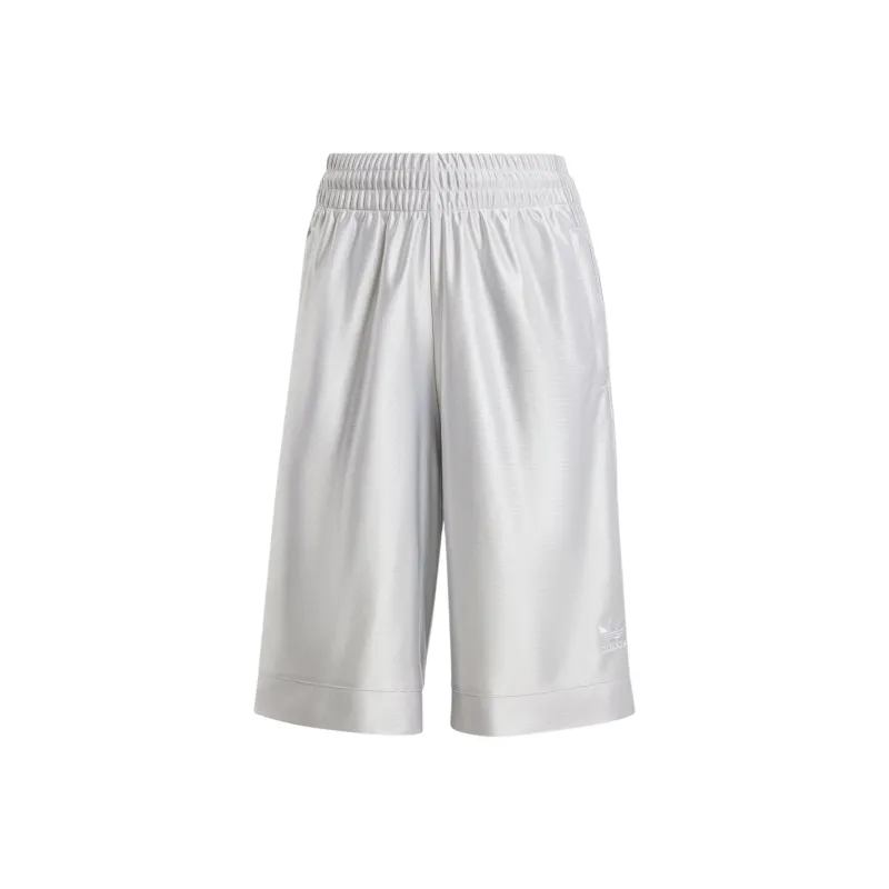 Adidas Originals Premium Basketball Shorts Sports Shorts Women's Light Gray-0