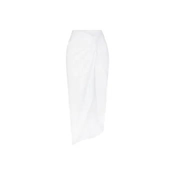 SKIMS SIGNATURE SWIM SARONG SKIRT Swim Dresses & Skirts Women's SNOW/Snow