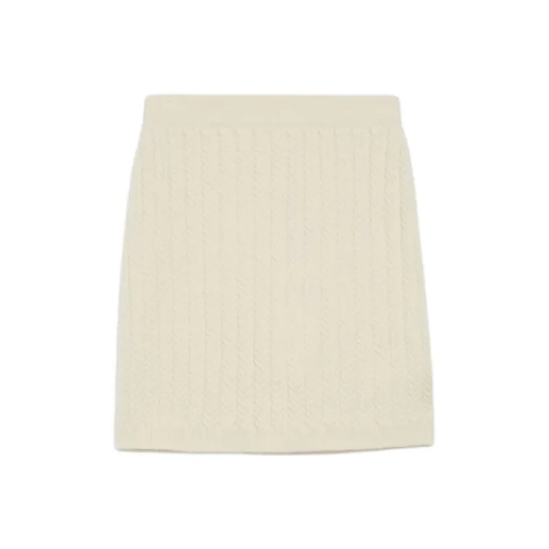 SportMa Casual Short Skirts Women's Ivory White-0