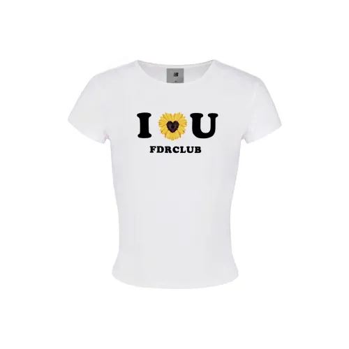 FDR T Shirts Women's White