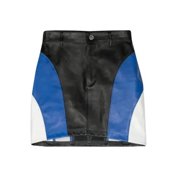 Vetements Racing Leather Skirt