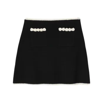 Sandro Contrasting trim Mini Skirt