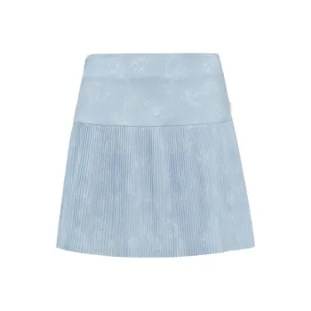 LI NING 1990 Classic Collection Casual Short Skirts Women's Clear Sky Blue