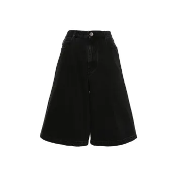 BIMBA Y LOLA SS24 Denim Shorts Women's Black