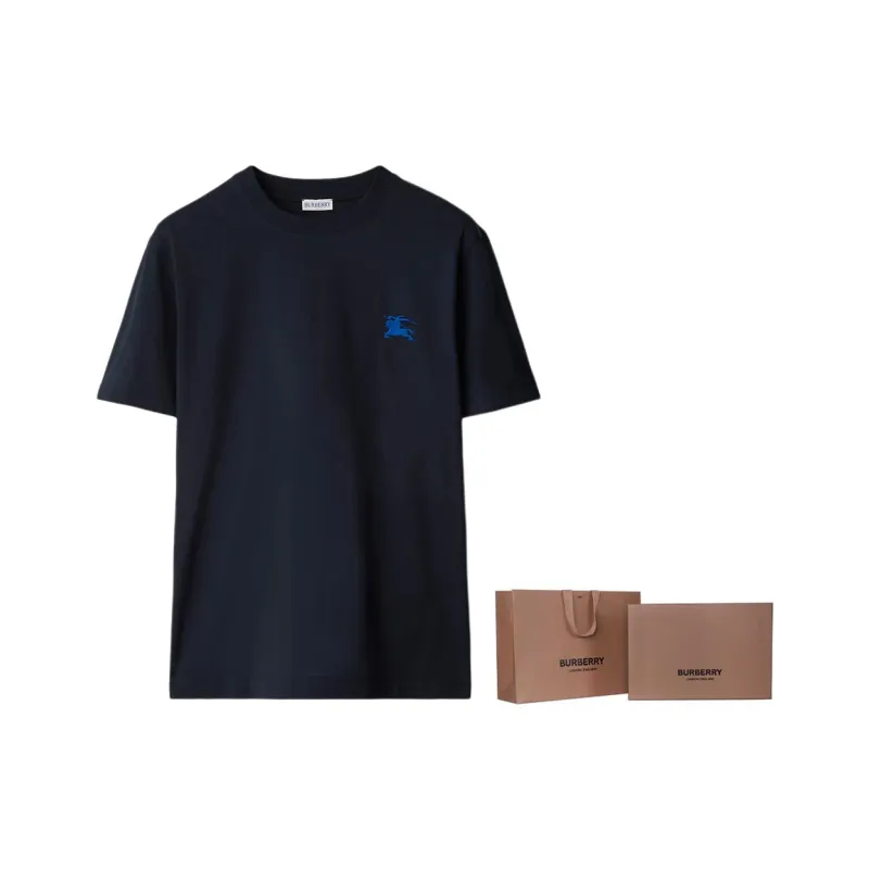 Burberry EDK embroidered Cotton T shirt-7