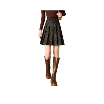 Mylan Casual Short Skirts Women's Plaid