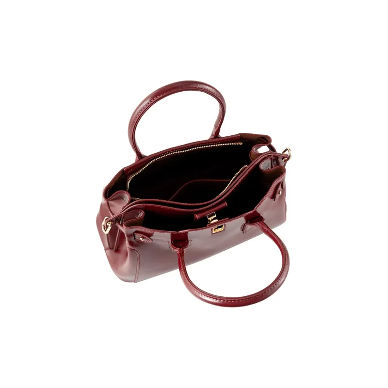 Vigno Synthetic Leather Shoulder Bag, Crossbody Bag, Handbag Regular Women's Red-5