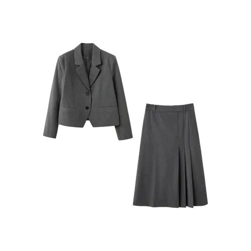DonnaZilan Two Piece Skirt Sets Women's