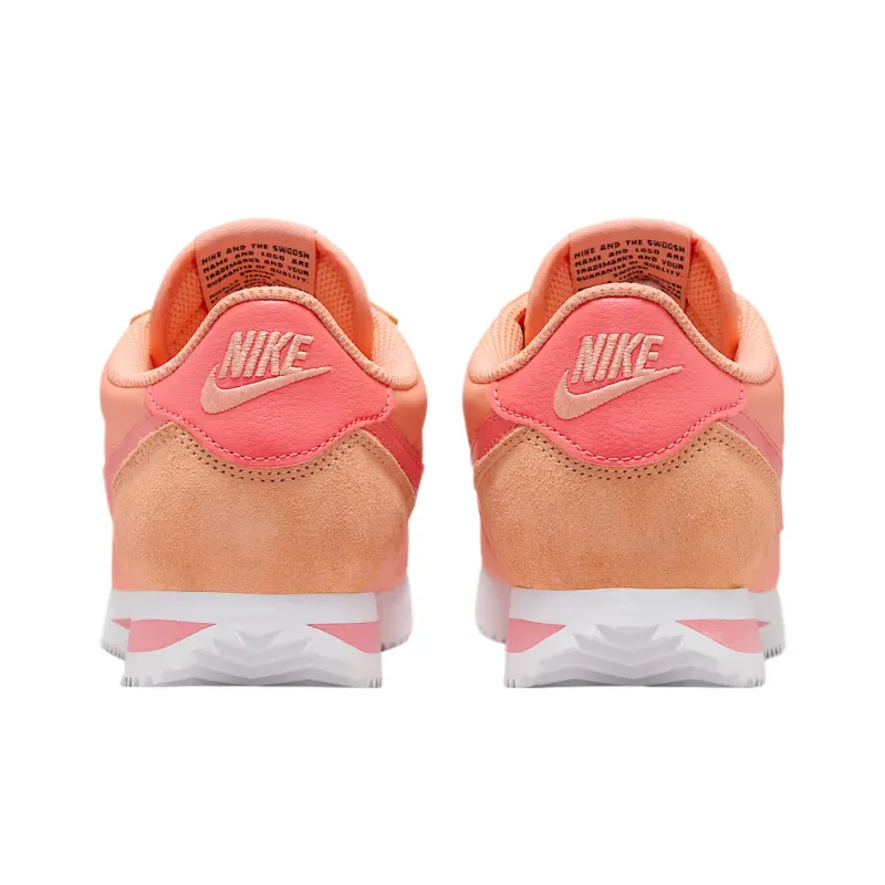 Nike Cortez Low Top Casual Shoes Women's Orange-4