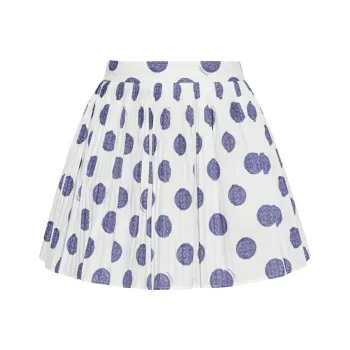 MOSCHINO Cotton Pleated Skirt