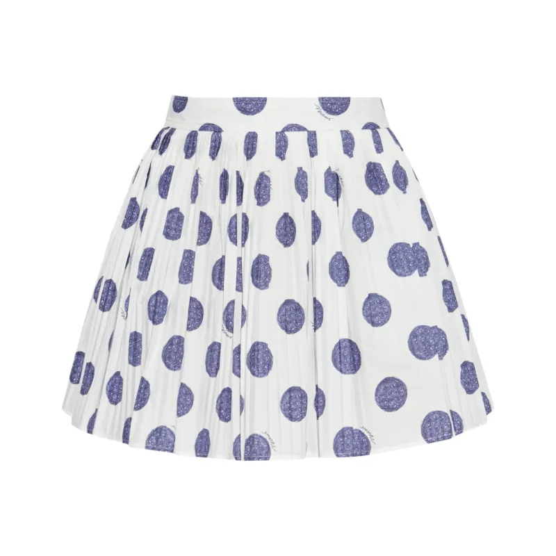 MOSCHINO Cotton Pleated Skirt-0