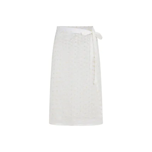 Sad Dog x Mariposa.D Casual Long Skirts Women's Multicolor