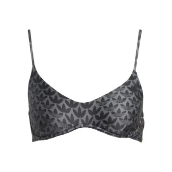Adidas Originals Monogram Swim Top Two Piece Swimsuits Women's Black