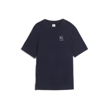PUMA ESS ELEVATED SS25 T Shirt Men's Marine Blue