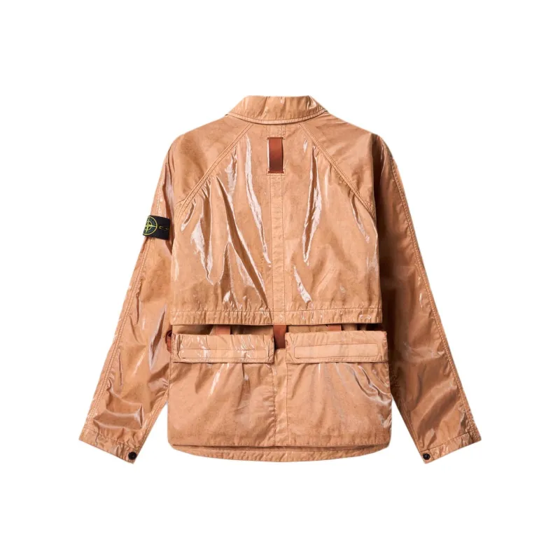 STONE ISLAND Jackets & Coats Men's Yellow Brown-1