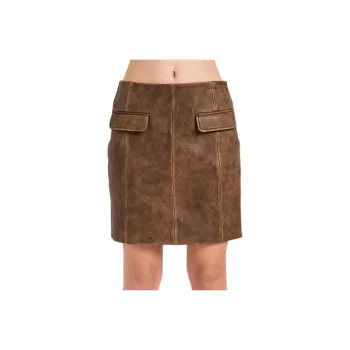 HUGO BOSS Casual Short Skirts Women's Brown