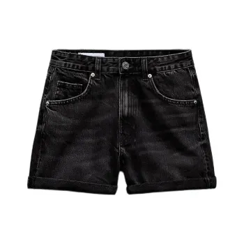 ZARA Denim Shorts Women's Black