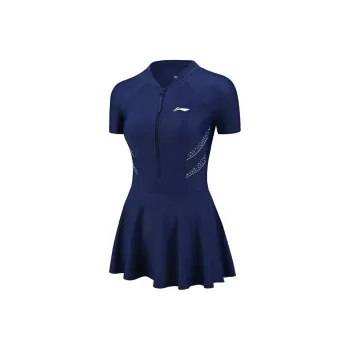LiNing One piece Swimsuit Women's Sailor Blue