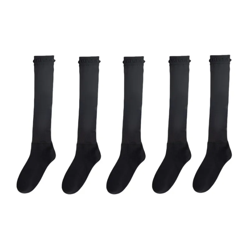 Lan Miao Knee High Socks Women's 5 Pack-0