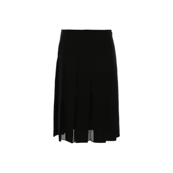 MARNI High Waist Pleated Midi Skirt