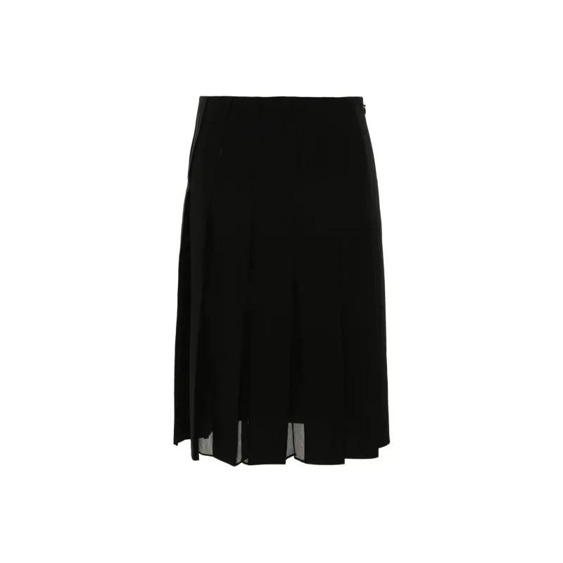 MARNI High Waist Pleated Midi Skirt-0