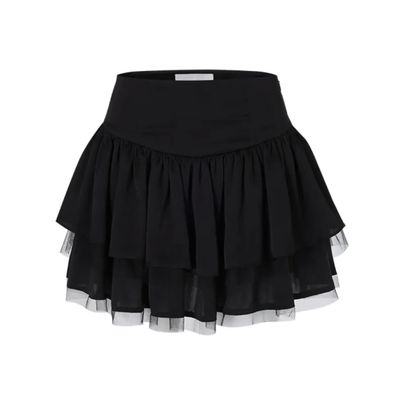 NOT YOUR ROSE FW24 Sasha Skirt Casual Short Skirts Women's Black-0