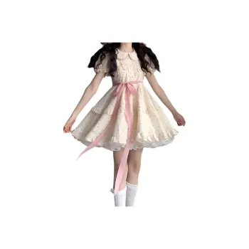 XIANSINIAO Short Sleeved Dress Women's