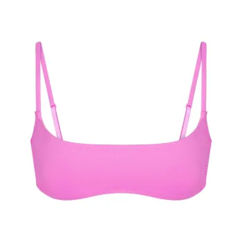 SKIMS SIGNATURE SWIM MICRO SCOOP BIKINI TOP Bikini Women's NEON ORCHID/Neon Orchid
