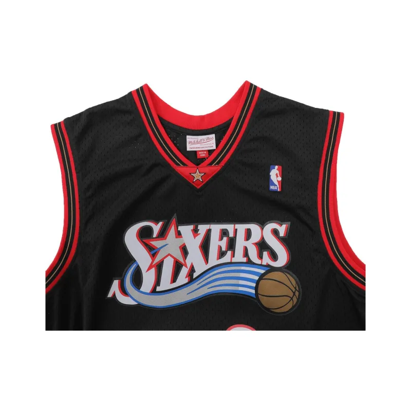 Mitchell & Ness Basketball Jersey Unisex Black-4